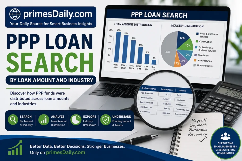 PPP Loan Search by Loan Amount and Industry PPP Loan Search by Loan Amount and Industry