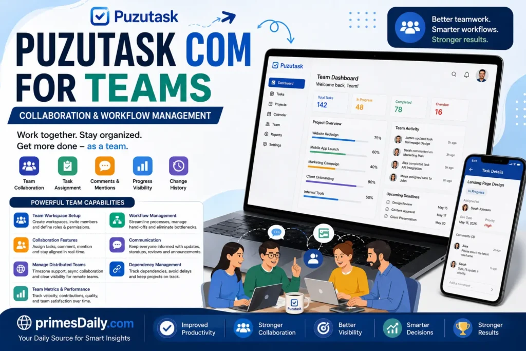 Puzutask com for Teams Collaboration and Workflow Management Puzutask com for Teams Collaboration and Workflow Management