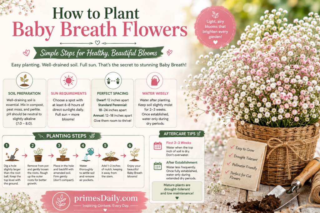 How to Plant Baby Breath Flowers How to Plant Baby Breath Flowers