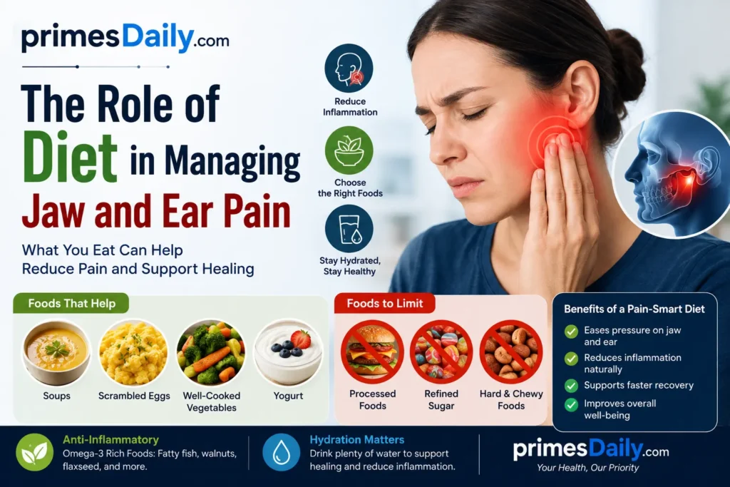 The Role of Diet in Managing Jaw and Ear Pain