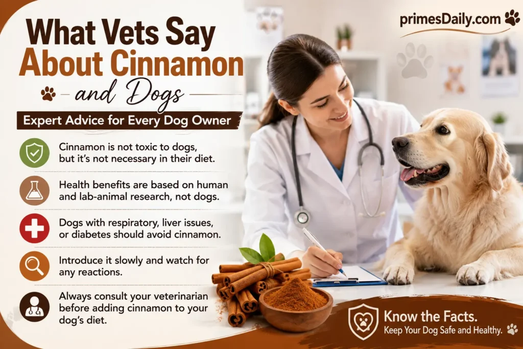 What Vets Say About Cinnamon and Dogs