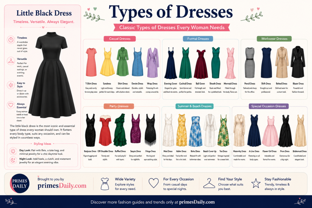 Little Black Dress Classic Types of Dresses Every Woman Needs Little Black Dress Classic Types of Dresses Every Woman Needs