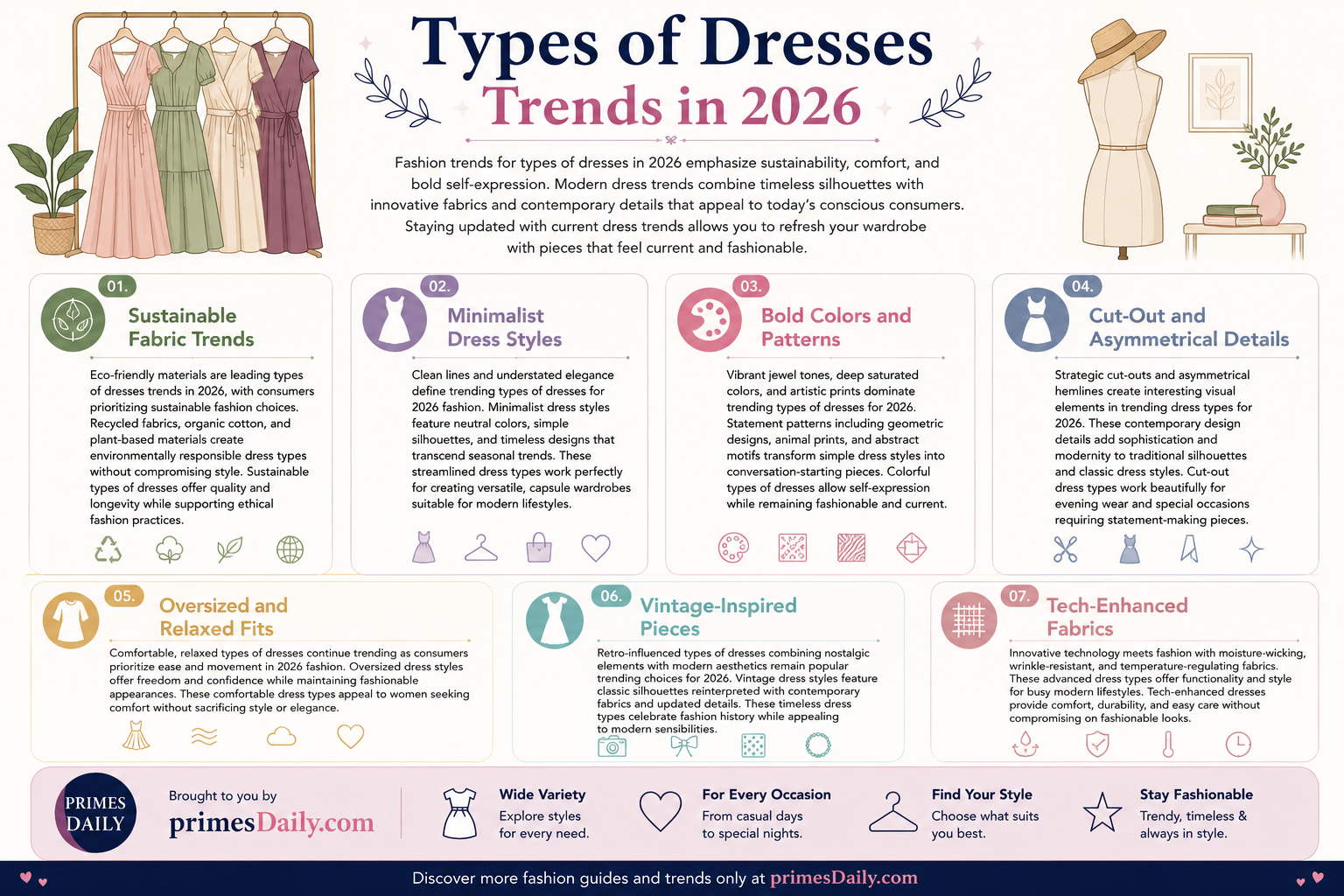 Types of Dresses Trends in 2026 Types of Dresses Trends in 2026