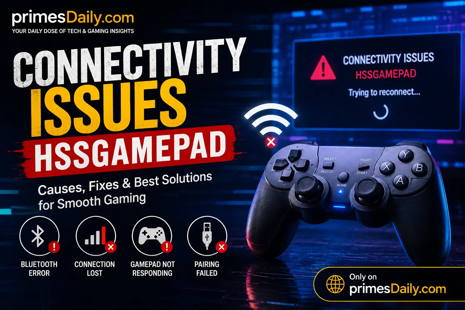 connectivity issues hssgamepad Connectivity Issues HSSGamepad