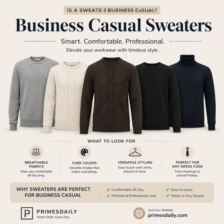is a sweater business casual