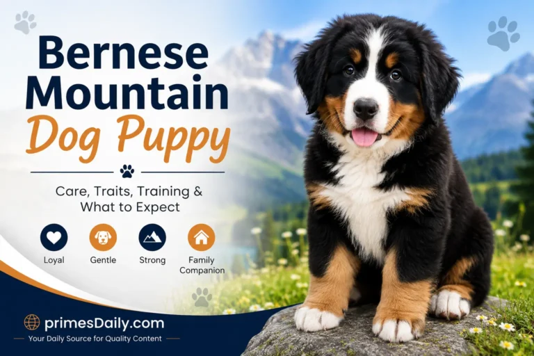 Bernese Mountain Dog Puppy