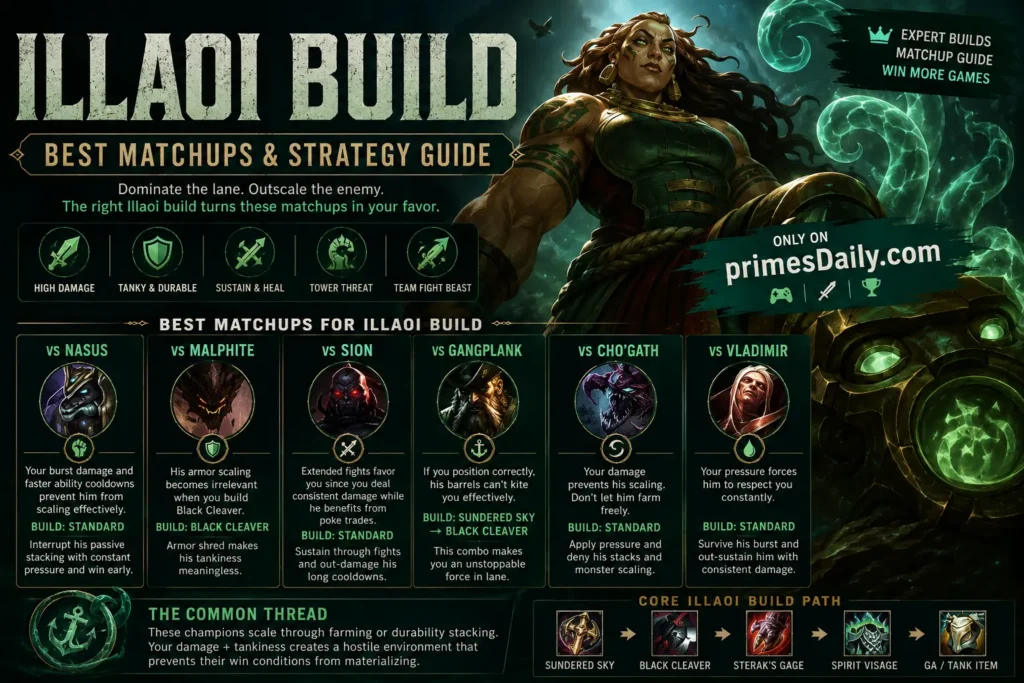 Best Matchups for Illaoi Build Best Matchups for Illaoi Build
