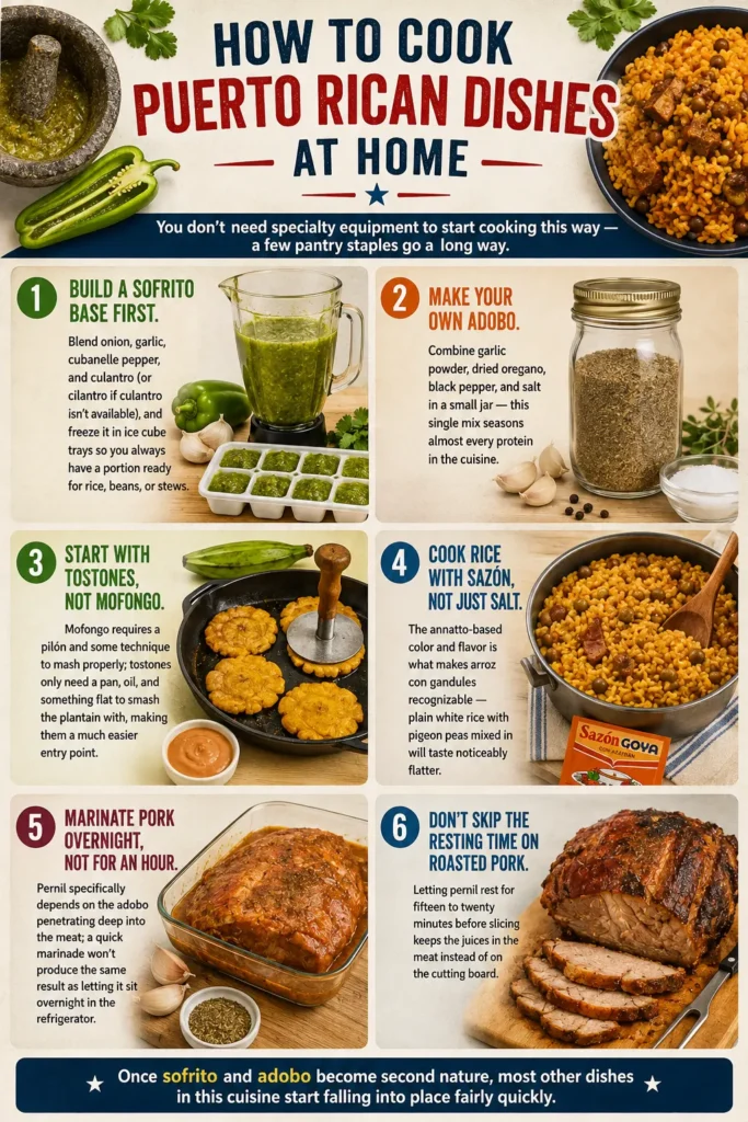 How to Cook Puerto Rican Dishes at Home