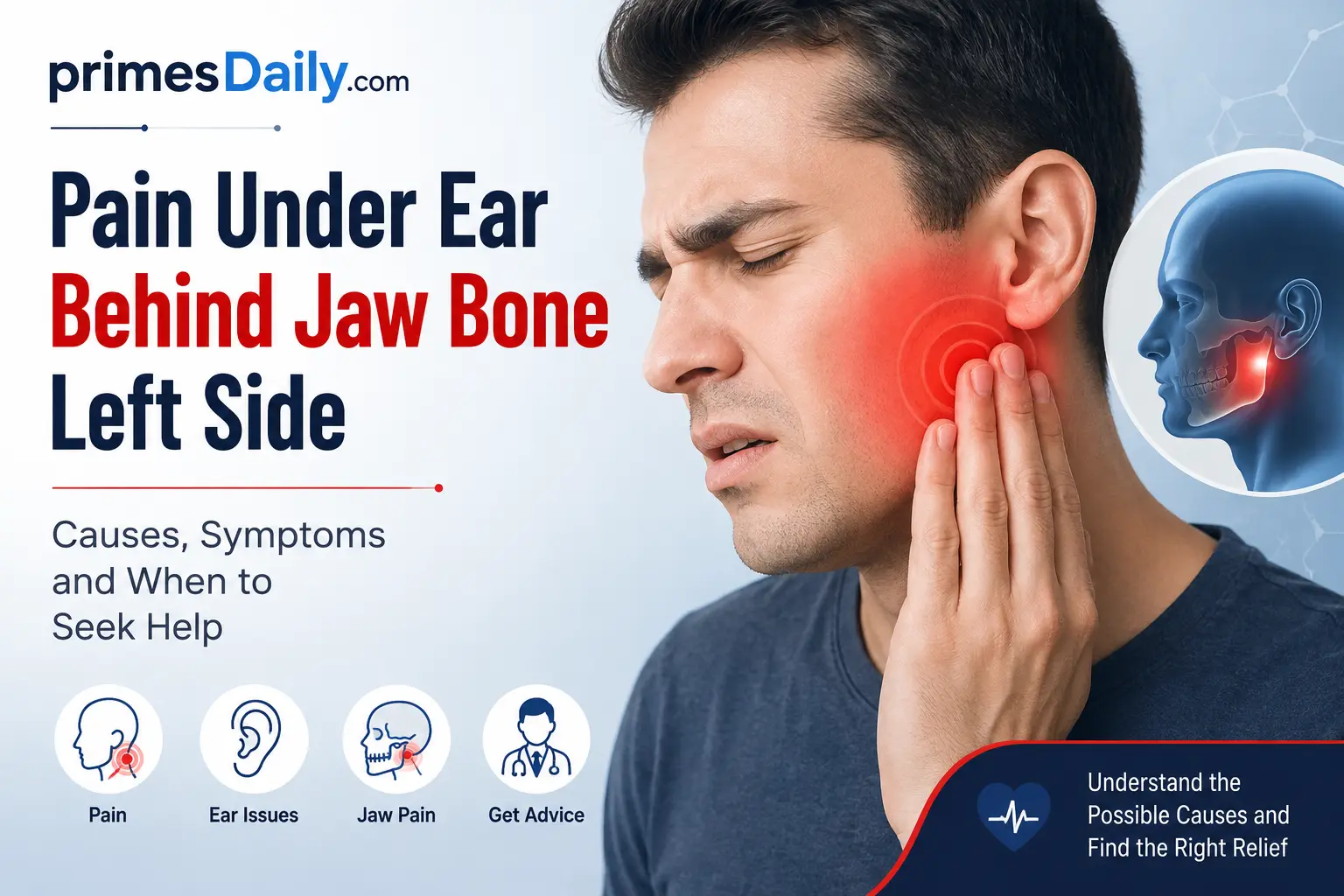 Pain Under Ear Behind Jaw Bone Left Side Pain Under Ear Behind Jaw Bone Left Side