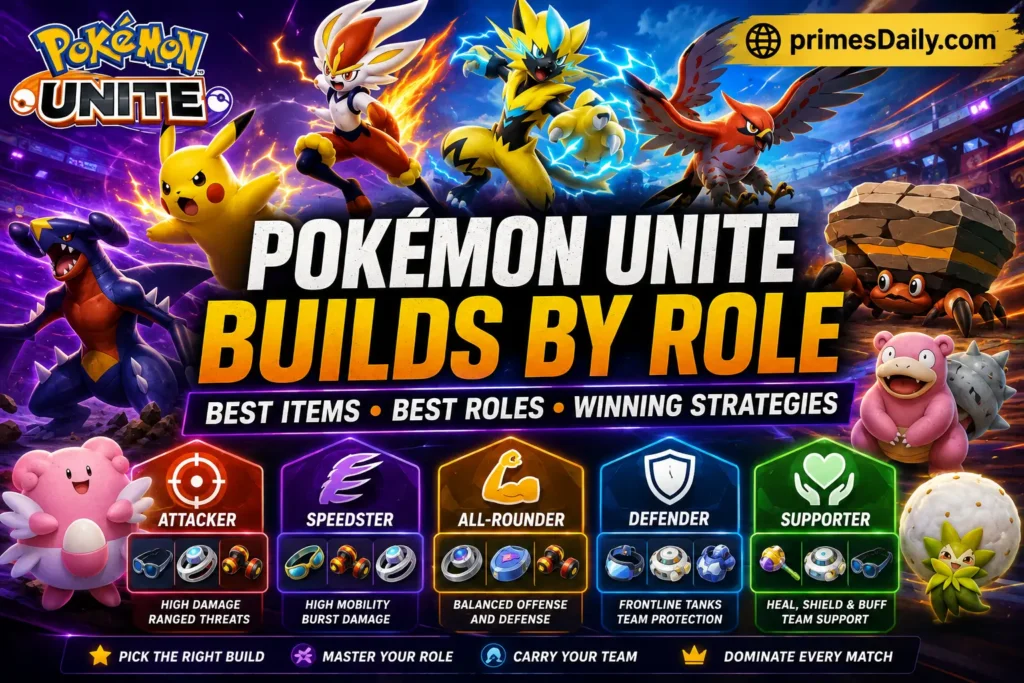 Pokemon Unite Builds By Role