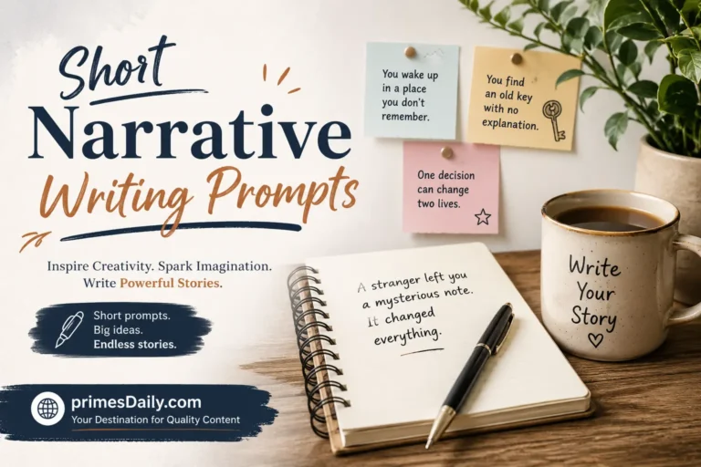 Short Narrative Writing Prompts