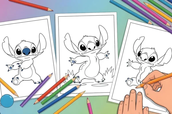 Stitch Coloring Pages 60+ Free Printable Designs for Kids
