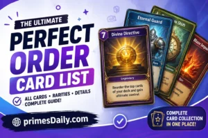 Perfect Order Card List: All 124 Cards, Prices & Chase Cards (2026)