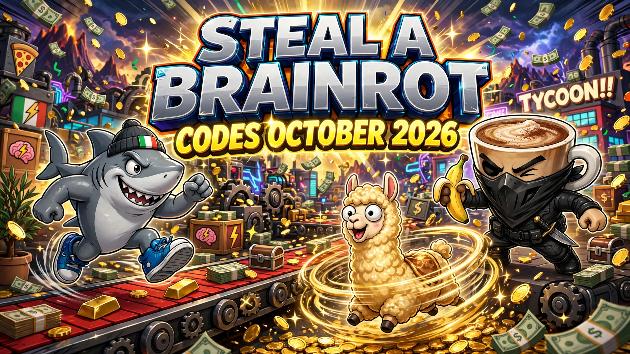Steal a Brainrot Codes (October 2026): Free Brainrots